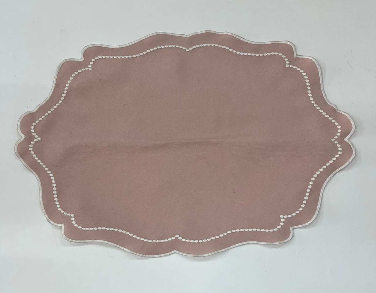 Jogo americano vintage rosa seco  