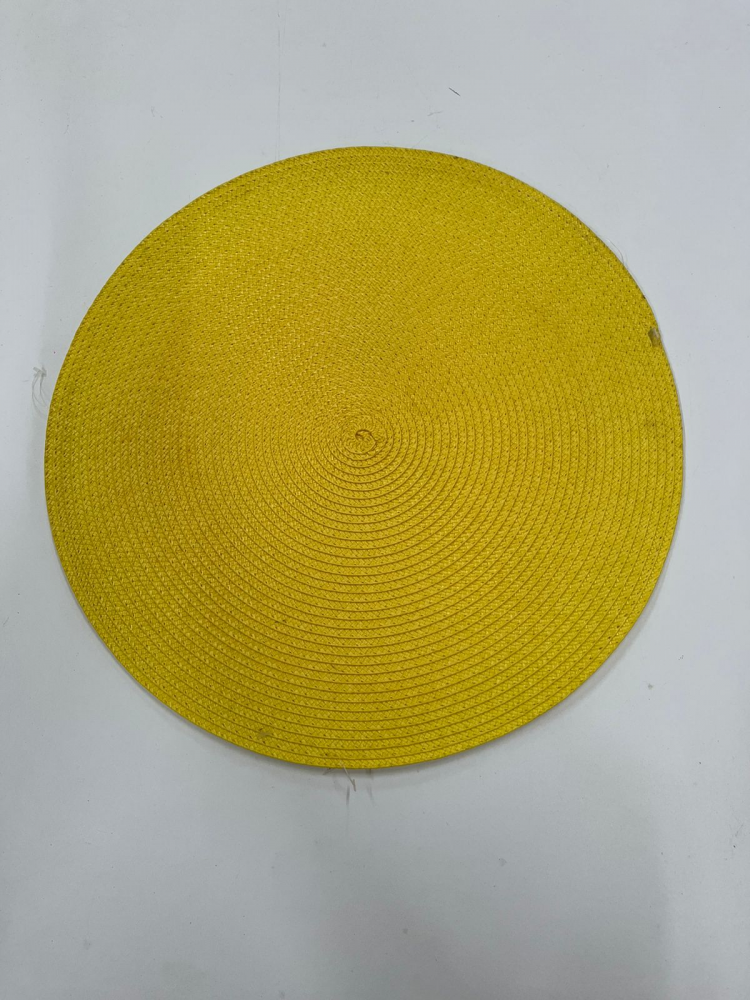 Jogo americano fibra amarelo