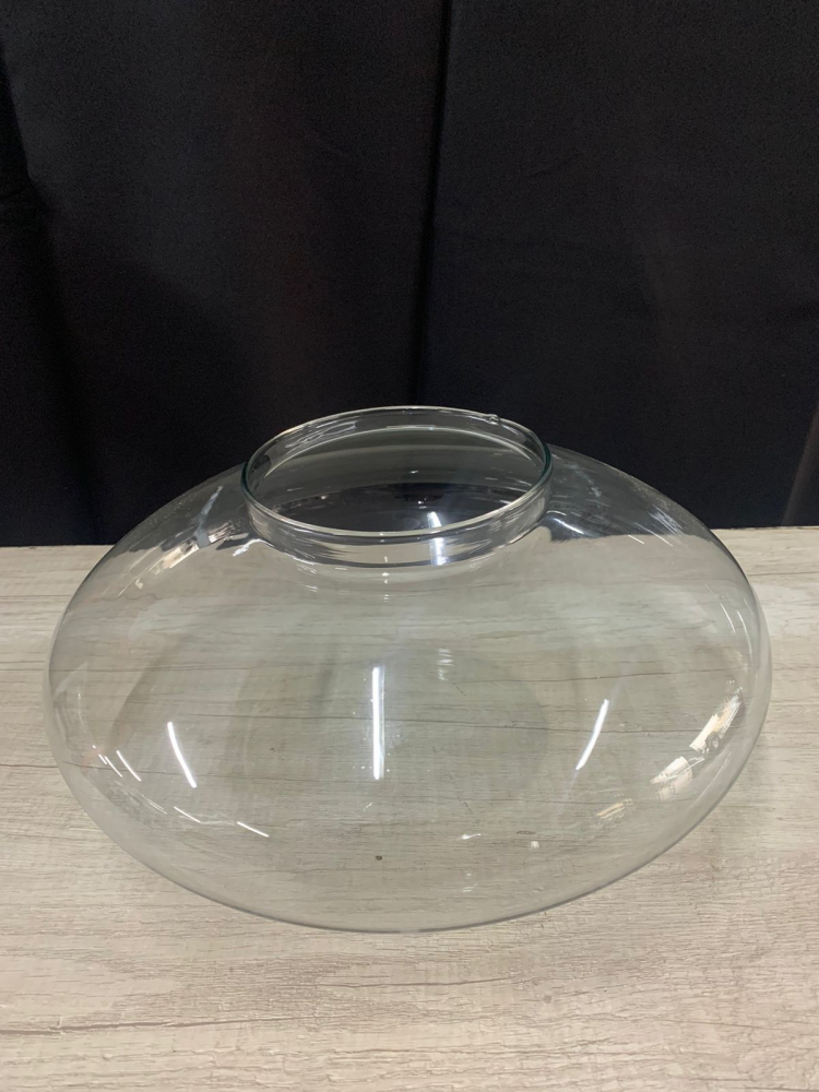 Vaso disco de vidro