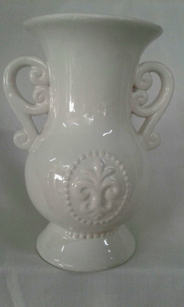 Vaso de Porcelana Romano com alças