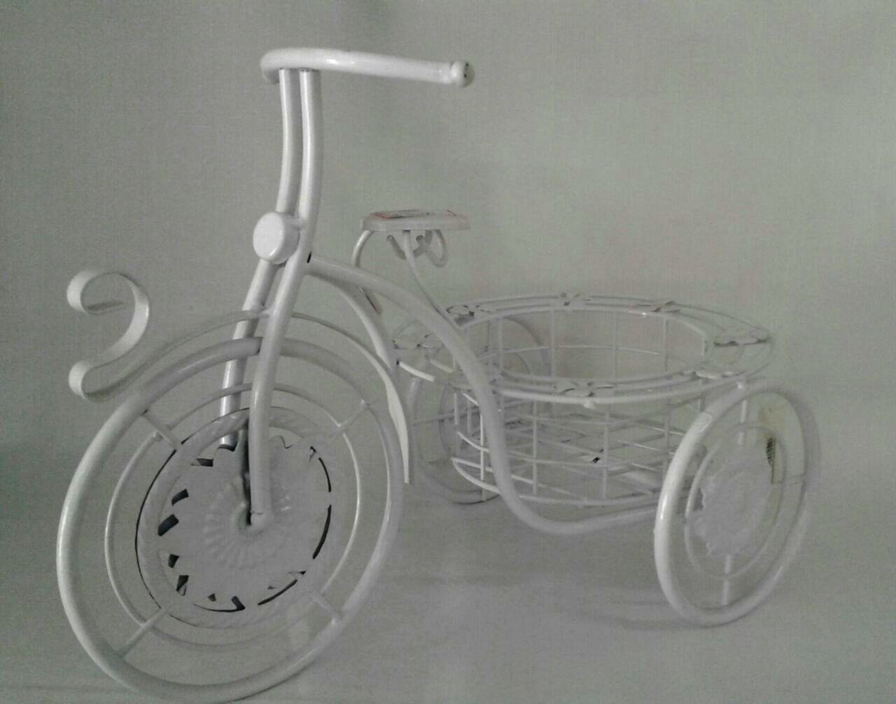 Bicicleta de Metal Branca