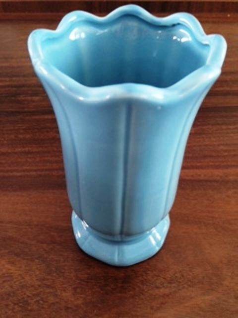 Vaso de Porcelana Azul Pequeno 