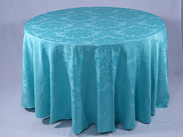 Toalha Redonda de 10 Lugares Azul Tiffany 