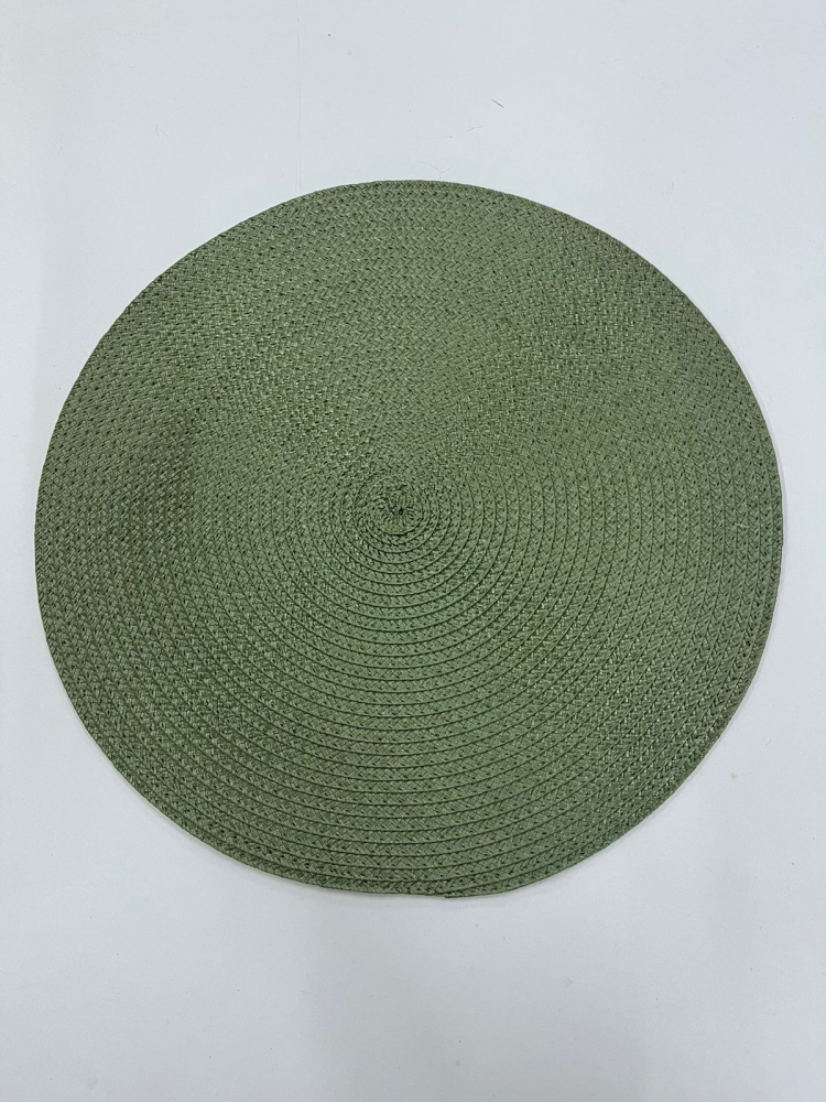 Jogo americano fibra verde musgo