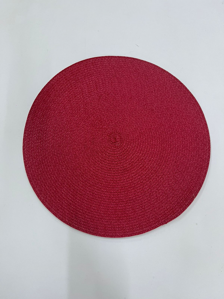 Jogo americano fibra vermelho