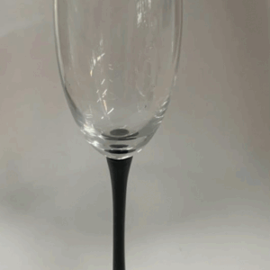 TACA CHAMPANHE PRETA LISA