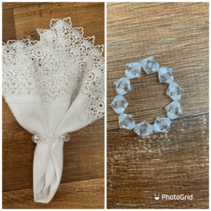 PORTA GUARDANAPO BOLA TRANSPARENTE