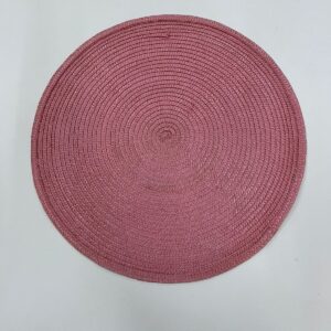 JOGO AMERICANO DE FIBRA  REDONDO PESSEGO