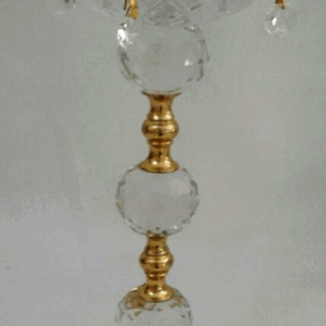 CASTICAL DOURADO COM CRISTAL MD 24CM