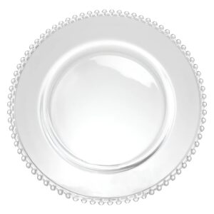 SOUSPLAT DE VIDRO BOLINHA TRANSPARENTE