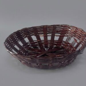 CESTA DE VIME OVAL COM ALCA 51X37