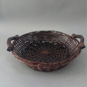 CESTA DE VIME COD. 04 - REDONDA COM ALCA 40DIAM