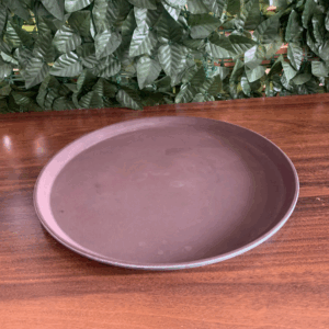 BANDEJA REDONDA GARÇON MARROM ANTIDERRAPANTE