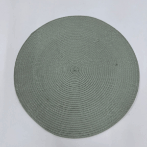 JOGO AMERICANO DE FIBRA REDONDO VERDE BEBE