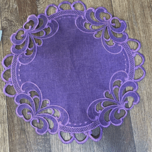 JOGO AMERICANO RECHILIE LILÁS REDONDO 38 CM