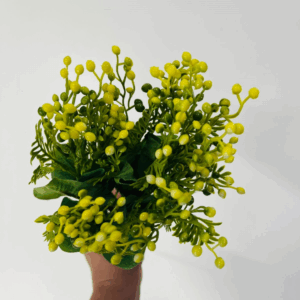 BUQUE FRUTINHAS VERDE PLASTICO