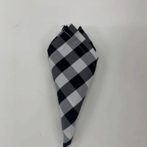 GUARDANAPO PRETO XADREZ  40X40