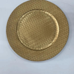 SOUSPLAT DOURADO TRANÇADO BRILHOSO