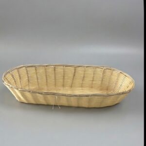 CESTA OVAL CLARA SINTETICA COMPRIDA 36 CM