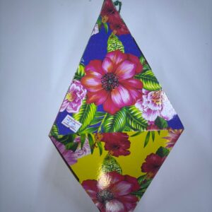 BALÃO JUNINO DE PAPEL HIBISCO COLORIDO MD