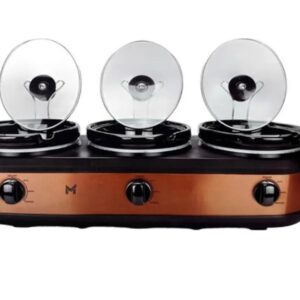 RECHAUD ELÉTRICO COM 3 CUBAS