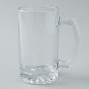 CANECA P/ CHOPP E CERVEJA DE VIDRO COM ALÇA GRANDE 450 ML