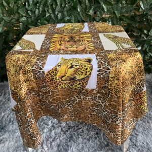 TOALHA QUADRADA 1,50MTS ONCA (ROSTO)