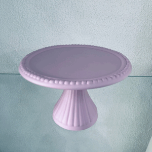SUPORTE DE CERÂMICA  LILÁS FOSCO PQ 14 ALT/20 DIAM