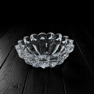 PECA CRISTAL REDONDA SEM  PE FLOR PQ 19 LARG