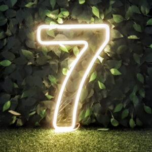 NUMERO 7 ACRILICO LED (NV) 55 CM