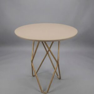 MESA ESTRELA MDF FENDI C/PE DOURADO GD 65X77