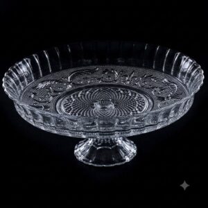 PECA CRISTAL REDONDA C/PÉ TRIPOLI 30 CM