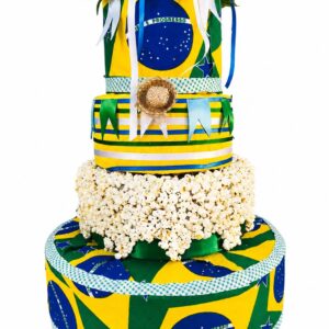 MAQUETE JUNINA PIPOCA BRASIL 4 ANDARES