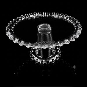 PECA CRISTAL COD 49  SUPORTE MINI DE BOLINHA C/PÉ 20 CM