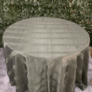 TOALHA REDONDA 2,80MTS (6/10) VERDE GREEN LISTRADA