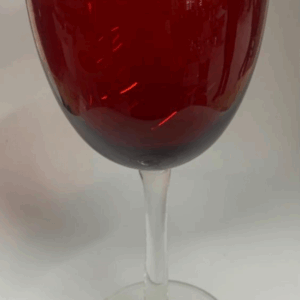 TACA AGUA VERMELHA LISA BAIXA