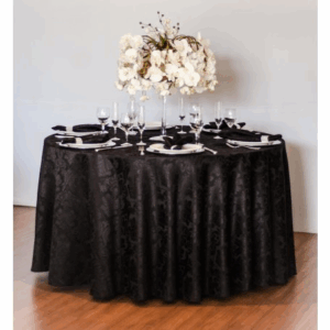 TOALHA REDONDA 2,80MTS (6/10) PRETA MEDALHAO