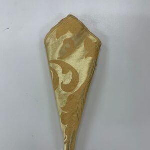 GUARDANAPO OCRE SEDA ARABESCO