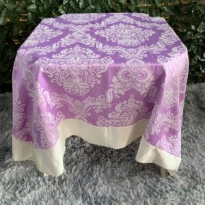 TOALHAS QUADRADAS BARRADAS LILAS ESTAMPADA 1,80MTS