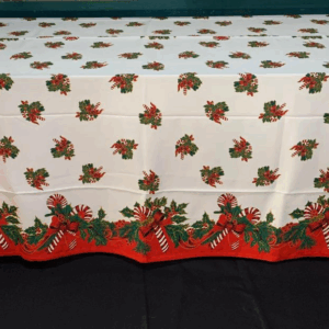 TOALHA BANQUETE BENGALA BRANCA NATALINA