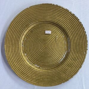SOUSPLAT DE VIDRO GOLD