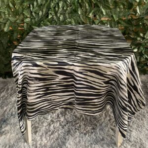 TOALHA QUADRADA 1,50MTS ZEBRA SEDA