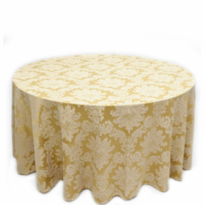 TOALHA REDONDA 2,80MTS (6/10) DOURADA MEDALHAO