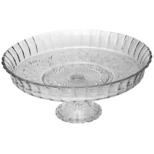 PECA CRISTAL REDONDA C/PÉ TRIPOLI 30 CM