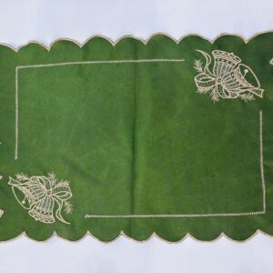 JOGO AMERICANO VERDE MUSGO NATALINO SINO 35X50