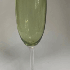 TACA CHAMPANHE BOHEMIA CRISTAL VERDE MUSGO 220 ML