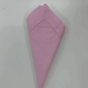 GUARDANAPO ROSA BEBÊ AJOUR 40X40