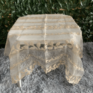 TOALHA QUADRADA 1,50MTS VOIL DOURADA