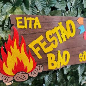 PLACA JUNINO DE EVA EITA FESTÃO BÃO SÔ