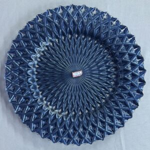 SOUSPLAT AZUL MARINHO DE VIDRO